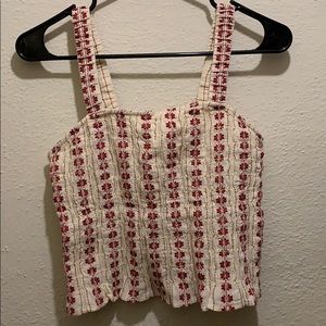 American Eagle Smocked Tank Top